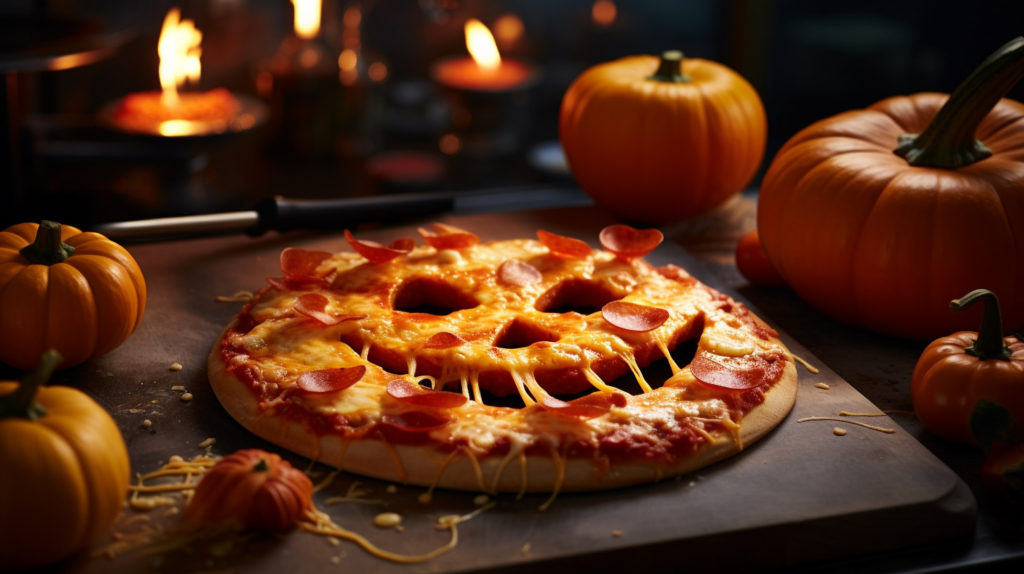 Pizza de Calabaza Halloween