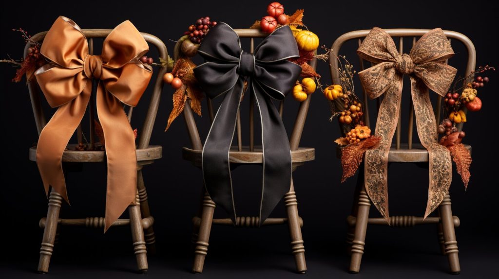 Decoracion de Sillas thanksgiving