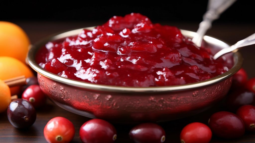 Salsa de arandanos