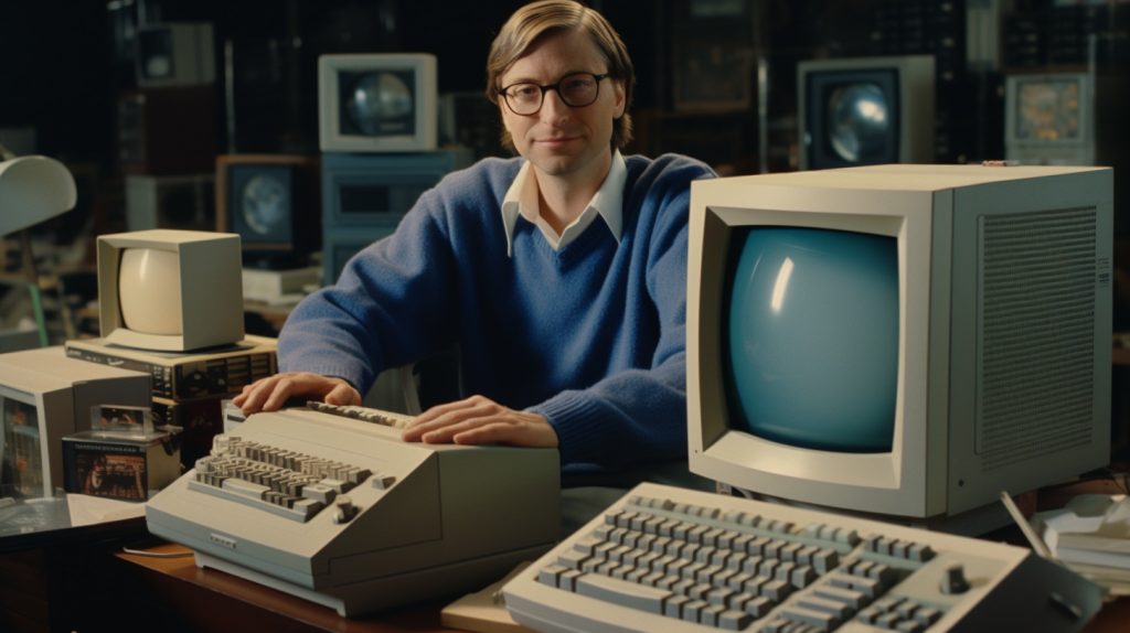 Primeros pasos de un visionario Bill Gates